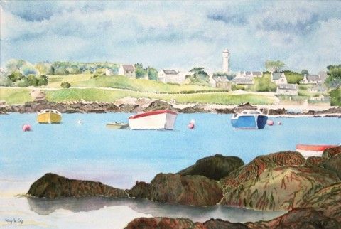 En attendant la marée, Portsall, Bretagne